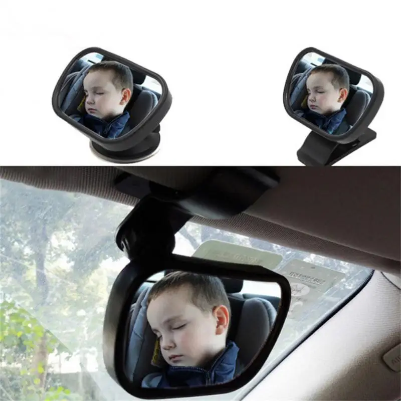 

2 In 1 Kids Monitor Baby Rear View Mirror In-Car Baby Observation Mirror Car Rear Seat Child Safety Mirror Easy Installation