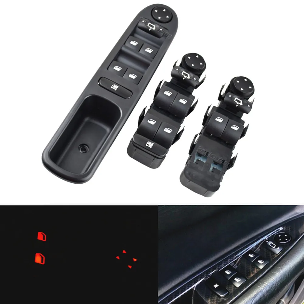 

For Citroen C4 05-11 Front Left Electric Power Master Control Switch Lifter Buttons 6554.HA 6554.HE 6554HE 9651464577