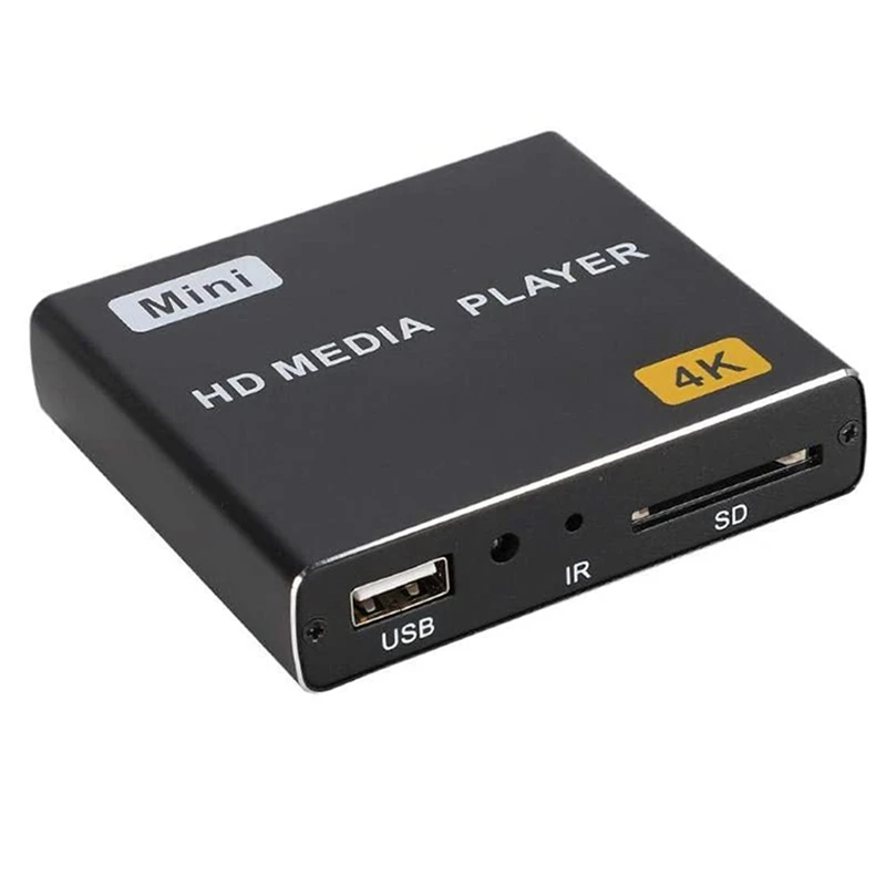 

Mini 4K HDD Media Player 1080P Horizontal And Vertical Digital Video Player With USB Drive/SD Cards