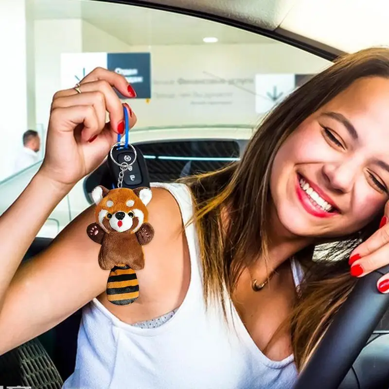 Милый брелок для ключей набивное животное декоративный подвесной рюкзак