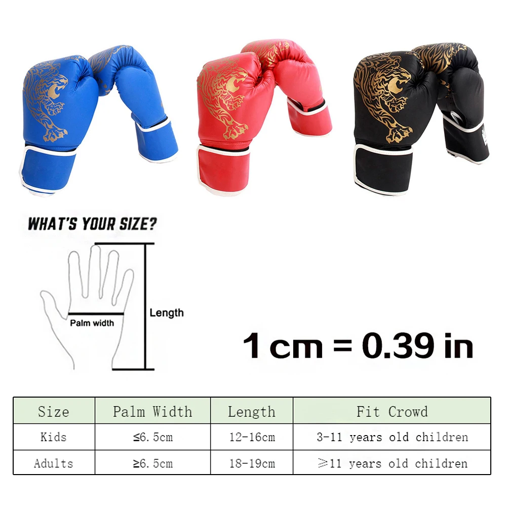 Adults Or Kids Boxing Gloves Sport Accessories Training Fighting Gloves Sanda Boxing Training Gloves Kickboxing Fighting Mitts