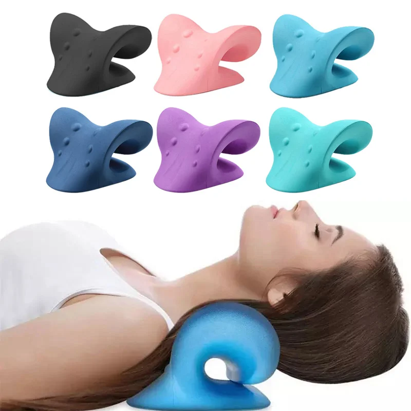 

Relief For Stretch Correction Relaxer Traction Pain Neck Shoulder Stretcher Cervical And Release Massage Device Pillow Spine