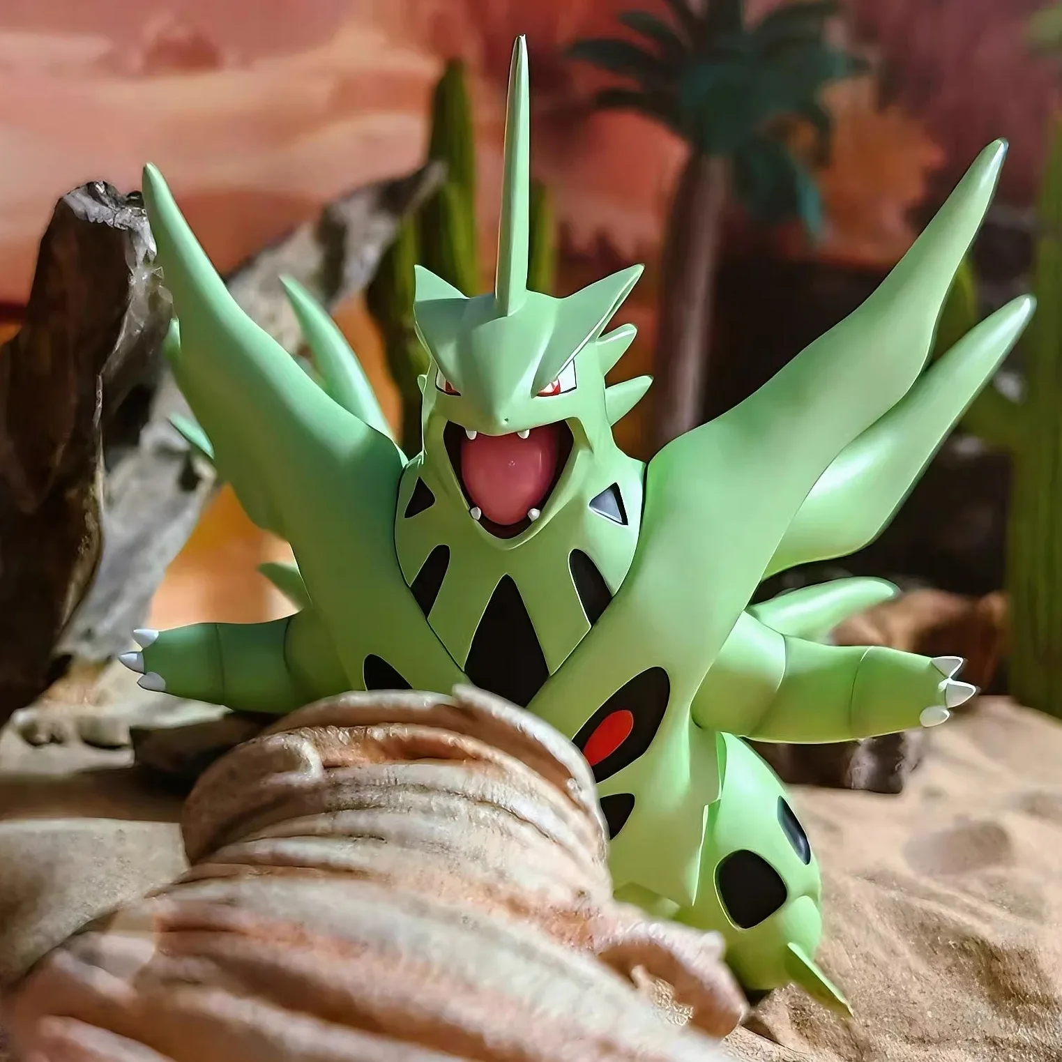 Покемон 11 см Tyranitar аниме фигурка Mega периферийная модель настольное украшение