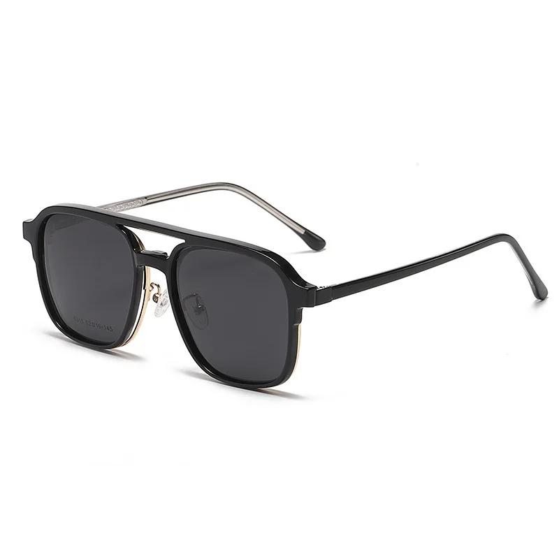 Новинка 2024 набор зеркальных мужских очков с двойным лучом магнитные поглощающие