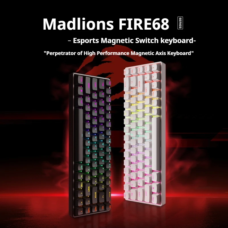 Механическая клавиатура MADLIONS Fire68 Pro Классическая Проводная игровая с магнитными