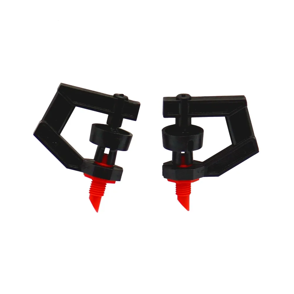 

Вращающийся на 360 градусов микроспринклер с 4 мм вкручиваемым соединением, спринклер для сада, фруктов, искусственный распылитель, 200 шт.