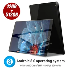 Notebook Pad Mini Tablet Android Dual SIM Laptop 5G 4G LTE WPS Office 12GB 512GB 8800mAh Global Vers