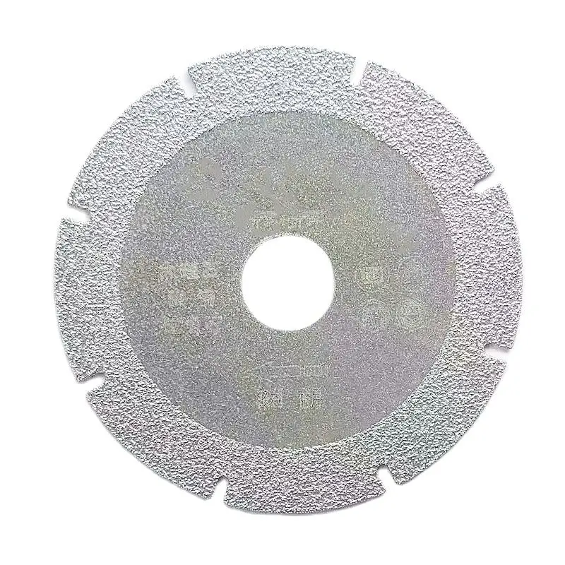 1Pc 100mm Brazed Cutting Disc Marble Granite Stone Ceramic Quartz Jade Tile Metal Cast Iron Angle Grinder Diamond Saw Blade