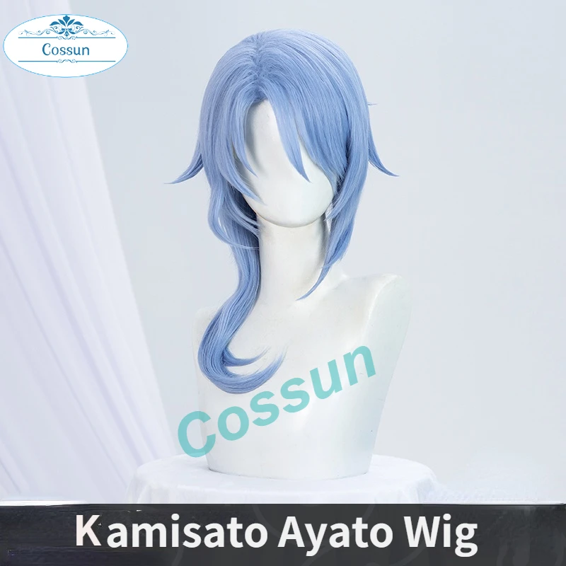 

Game Genshin Impact Kamisato Ayato Cosplay Wig Genshin Impact Kamisato Ayaka brother Ayato Wigs