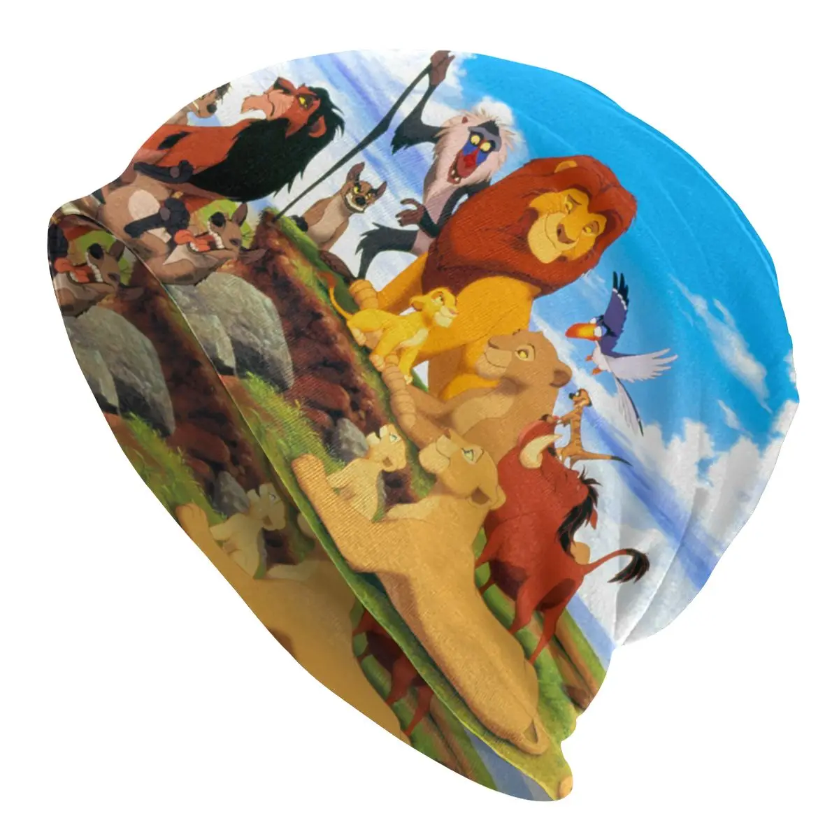 

Облегающие шапки King Lion, шапки для мужчин и женщин, унисекс, трендовая зимняя теплая вязаная шапка для взрослых, шапка Hakuna Matata, шапки