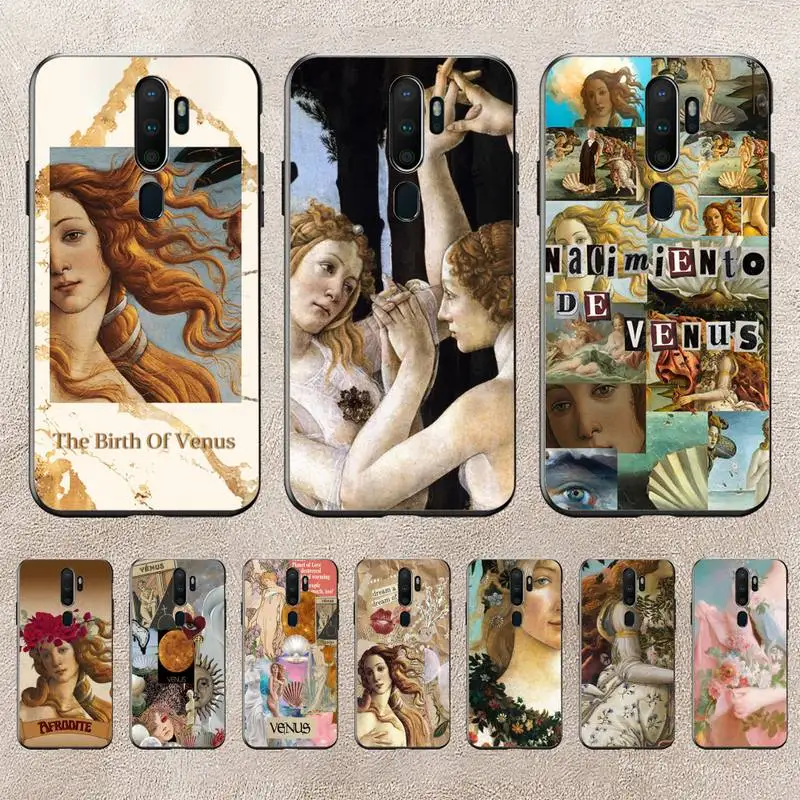 

Art Painting Birth Of Venus Phone Case For Redmi 9A 8A 6A Note 9 8 10 11S 8T Pro K20 K30 K40 Pro PocoF3 Note11 5G Case