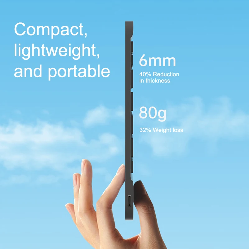 Беспроводная клавиатура с тачпадом ультратонкая мини-беспроводная