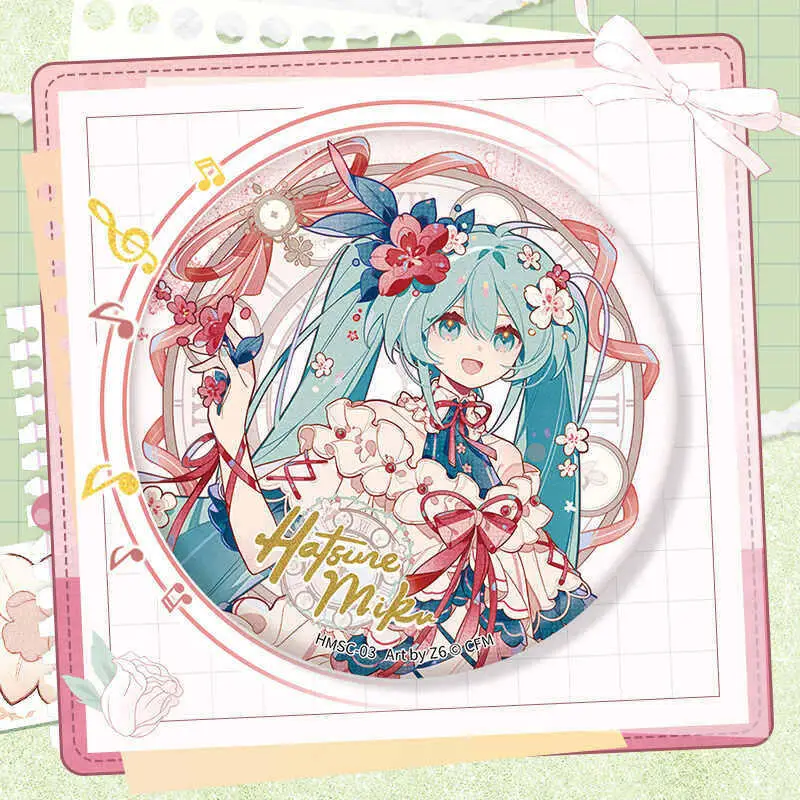 Фото Официальная серия значков Kayou Hatsune Miku Spring Concerto, подлинный аниме-мерч, коллекционный значок из жести, подарок для фанатов №1