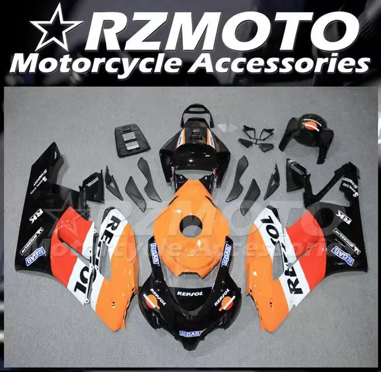 

4Gifts New ABS Whole Fairings Kit Fit For HONDA CBR1000RR 2004 2005 04 05 Bodywork Set Custom Red Orange