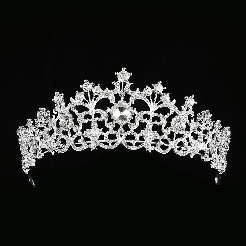 

MYFEIVO Bride Wedding Tiara Crown Hair Accessories Women Queen Girls Bridal Princess Birthday Headband XXY0568