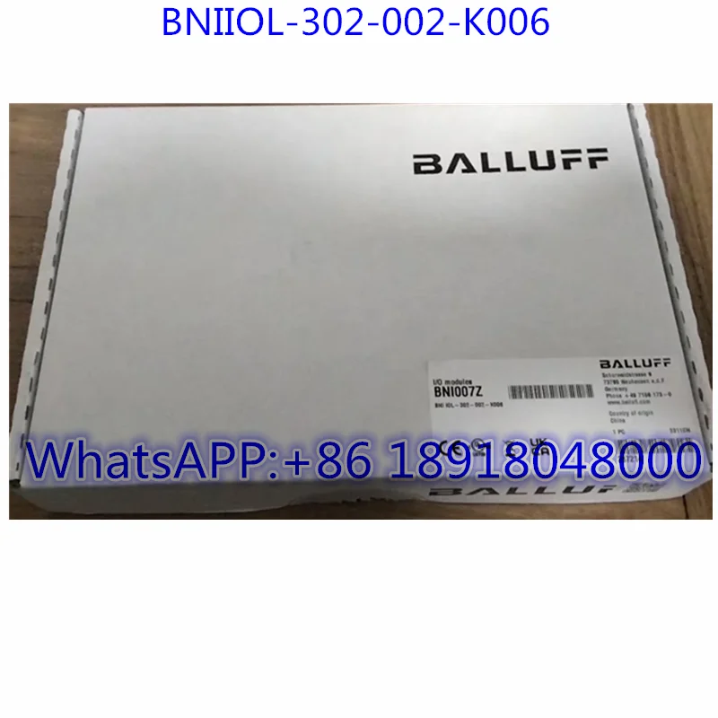 

Brand New BNI007Z IO module sensor BNIIOL-302-002-K006 Fast Shipping