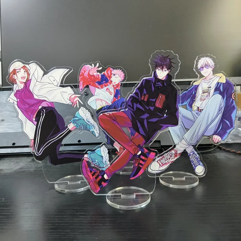 

Japan Hot Anime Jujutsu Kaisen Figures Fushiguro Megumi Gojo Satoru Itadori Yuji Cosplay Acrylic Stand Model Toy Fans Xmas Gifts