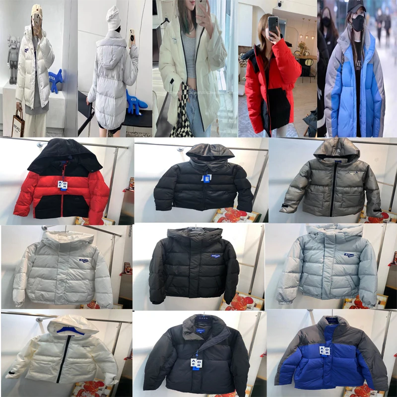 Multi Version Zipper Thicken Ader Error Down Jacket Men Women Oversize Winter Casual Adererror Windproof  Coat