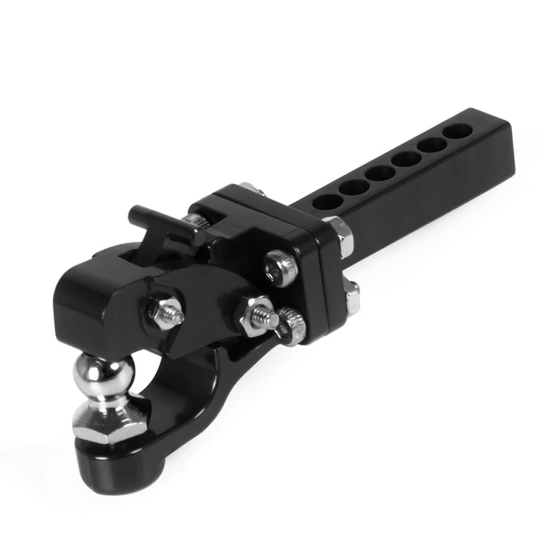 

Металлический прицеп с ЧПУ, буксировочный крюк, сцепное устройство для радиоуправляемого гусеничного автомобиля 1/10 Traxxas TRX4 Axial SCX10 90046 Redcat, о...