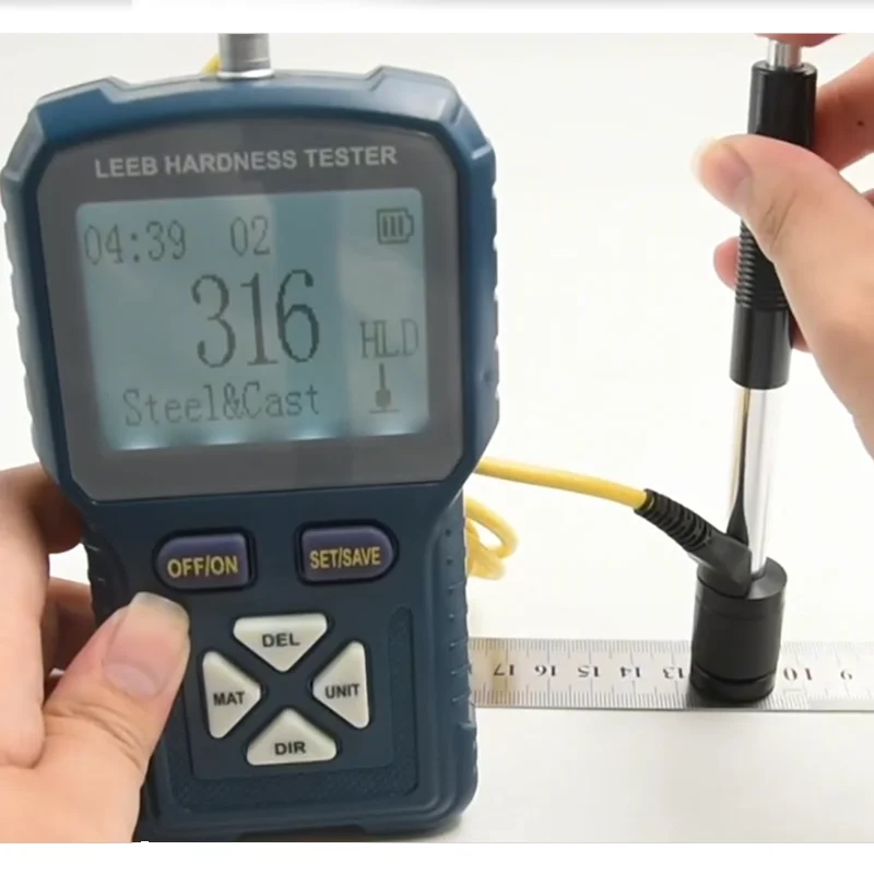 

Портативный цифровой LeebHardnessTesterFor Metal, нержавеющая сталь, медь, алюминий, твердомер, AlloySteel HL HB HRB HRC HRA