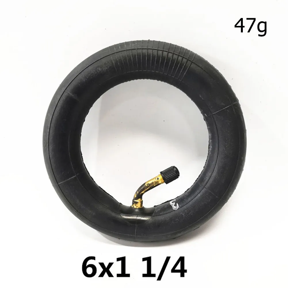 

6x1 1/4 Tire Accessories Rubber Thickened Tire Tyres Black Electric Scooter Fittings Inner Tube Parts Replacement