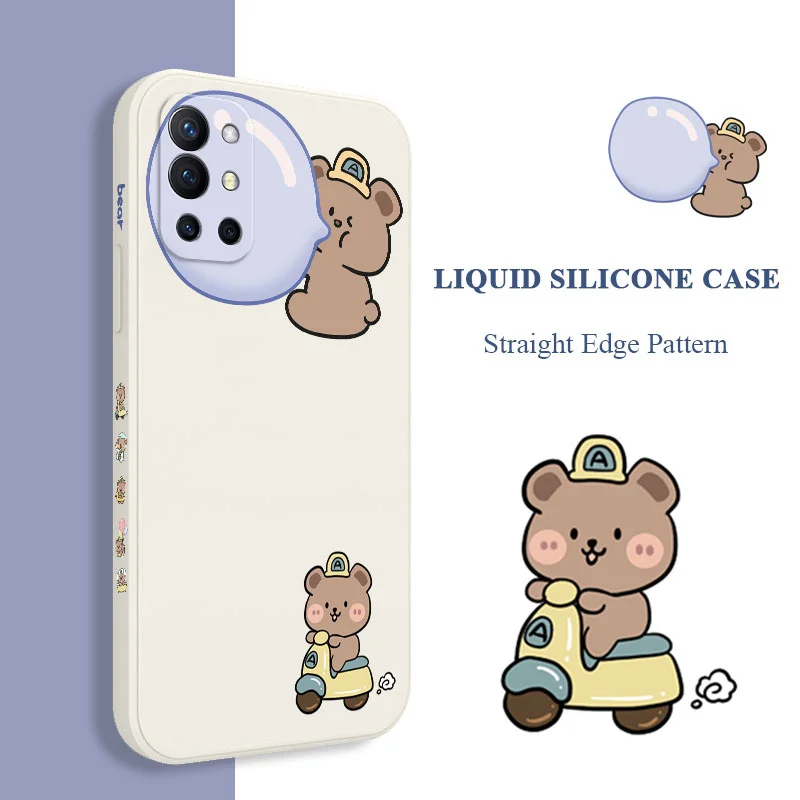 

Balloon Animal Phone Case For Oneplus 9R 9RT 9 8T 8 7 7T Pro 5G Liquid Silicone Cover