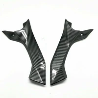 carbon fiber pattern side air duct cover fairing insert part for yamaha yzf r6 2017 2020