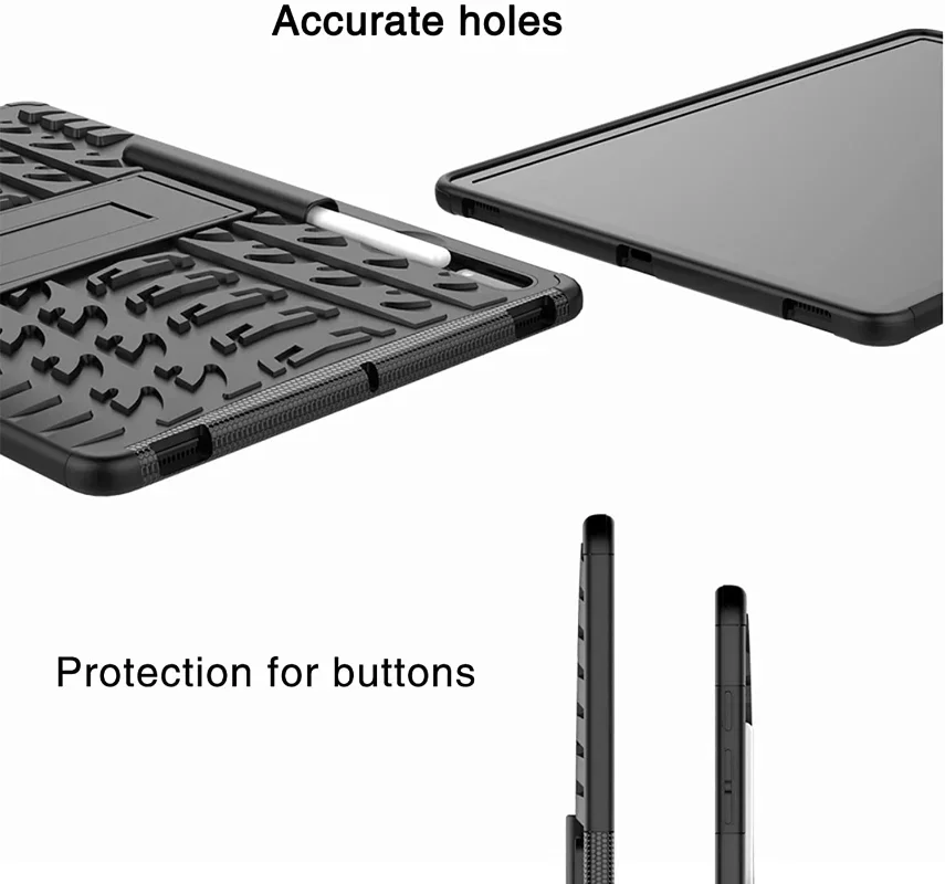 Чехол Armor Kickstand для Samsung Galaxy Tab S9 A9 Plus 11 12 4 S8 S7 FE A8 10 5 A7 Lite S6 планшета SM-X810 Funda