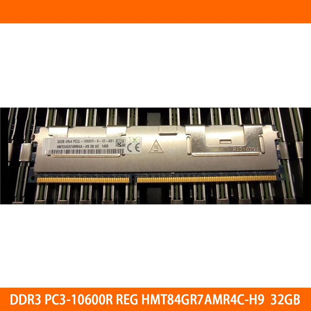 RAM 32G 32GB 4Rx4 DDR3 PC3-10600R REG HMT84GR7AMR4C-H9 Server Memory High Quality Fast Ship