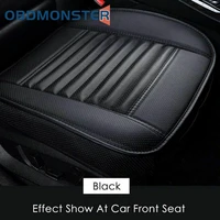 car front seat cover breathable pu leather pad mat full surround single seat chair cushion interior accessories universal