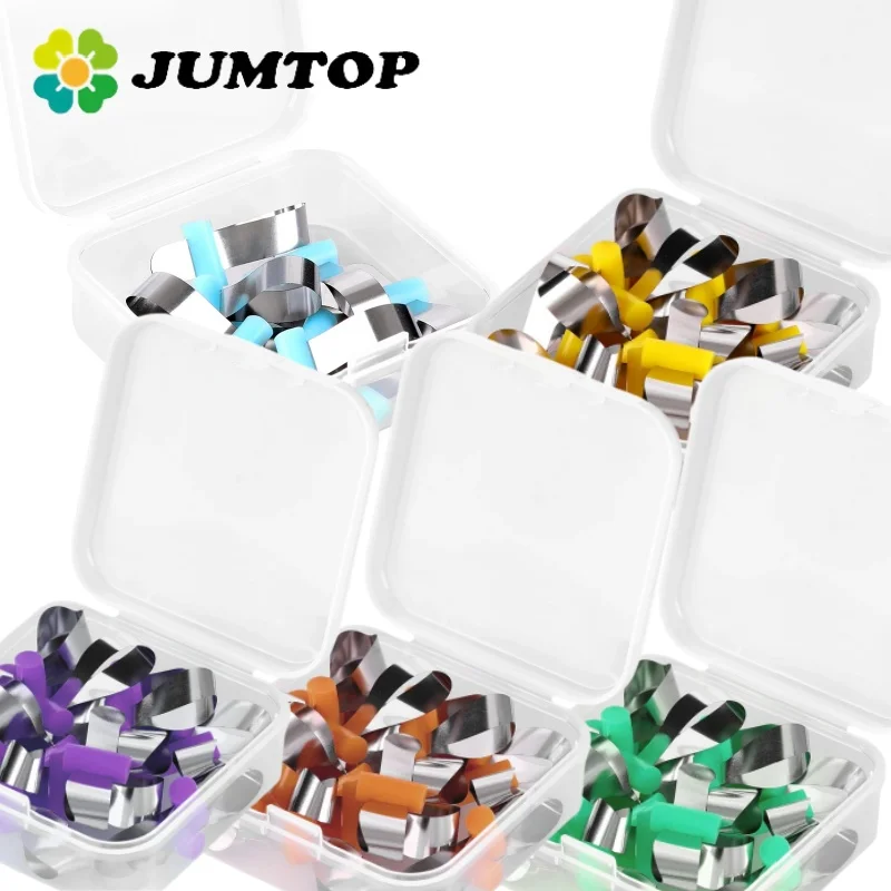 Фото JUMTOP Стоматологические ортодонтические формовочные листовые секционные контурные металлические матрицы с позиционирующими стоматологическими матрицами №1