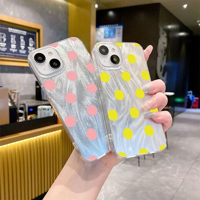 Круглая нить в горошек для телефона Honor Magic 4 5 6 200 Lite X5 Plus X6 X6S X7 X8 4G X9 X6A X7A X8A X7B X8B X9B