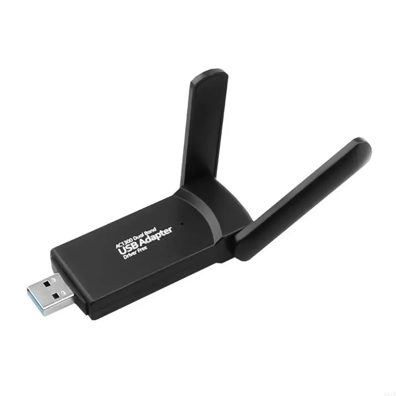 Фото N84B AC1300 USB2.0 Adapter Adapter USB -сетевой адаптер быстрое 1300 Мбит/с 2,4/5,8 ГГц доступ к компьютерам для компьютеров №5