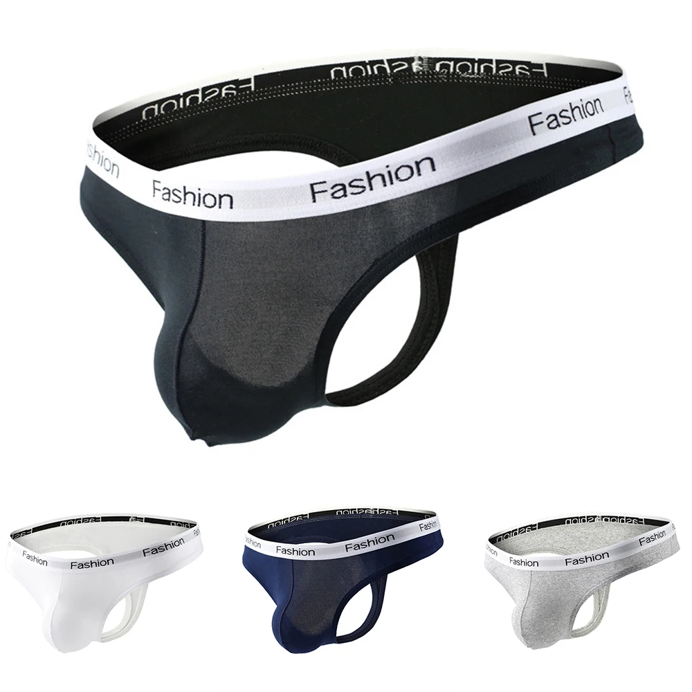 

2022 Modal Mens Convex Pouch Underpants Soft T-Back Briefs Breathable Low-Waist Underwear Hot Men Erotic Lingerie Sissy Panties
