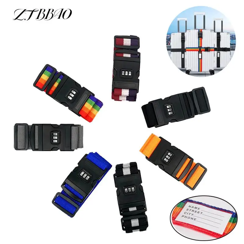 

1 шт. 3-значный замок с кодовым замком, ремень для багажа, ремни для багажа, упаковка с кодовым замком, сумка для багажа с ремнем для багажа