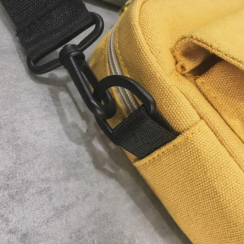 New Canvas Small Square Handbag Korean Style Student Messenger Bag Versatile Women's Bags Letter Printed Crossbody Shoulder Bag