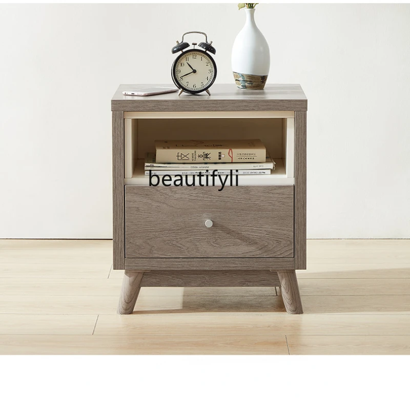 

Современная нордическая Минималистичная спальня и домашний прикроватный шкаф yj