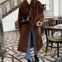 woolen jacket women long sleeved fashion elegant and thin pure color cardigan wear temperament coat on both sides 2022 new