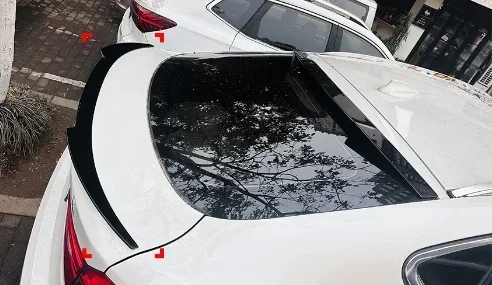 Для BMW X6 F16 2015-2019 задний спойлер комплект кузова глянцевый черный багажника