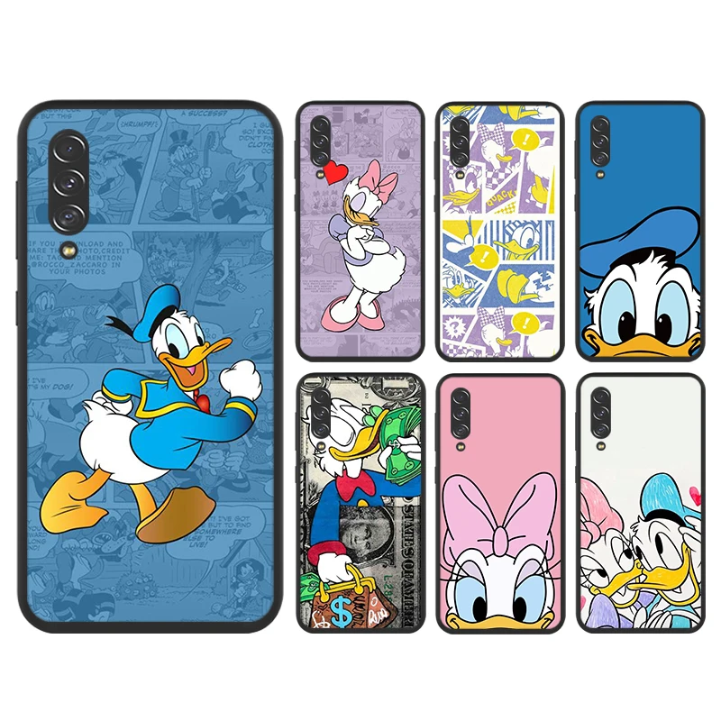 

Duck Donald Cartoon For Samsung Galaxy A90 A80 A70S A60 A50S A40 A30 A20E A10S A10E A10 A2 Core Black Phone Case Capa