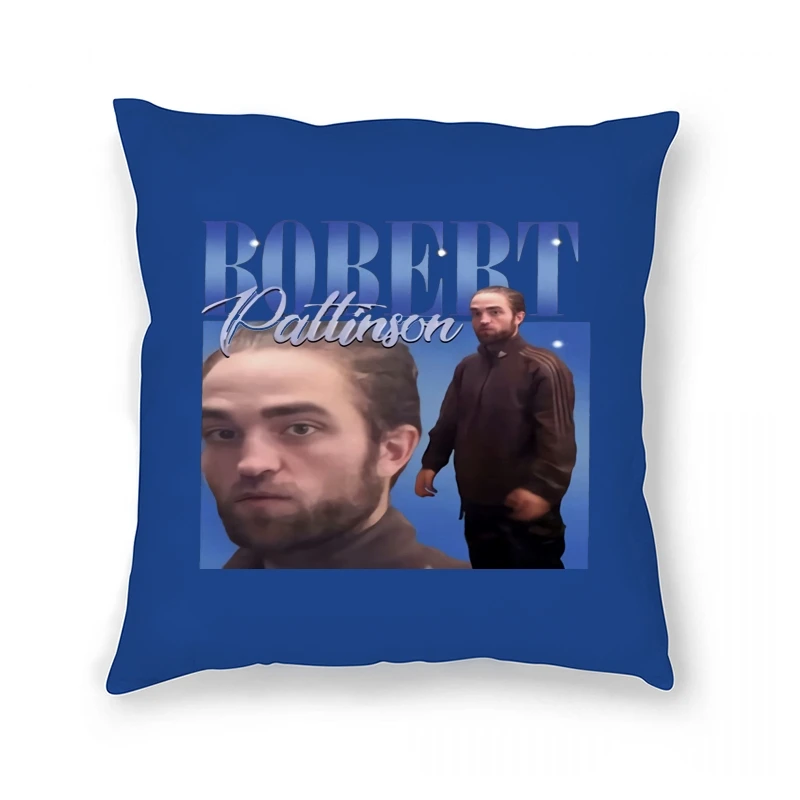 

Unisex Funny Robert Pattinson Standing Meme Rob Fashion 's Novelty Pillow Case Harajuku Streetwear Soft