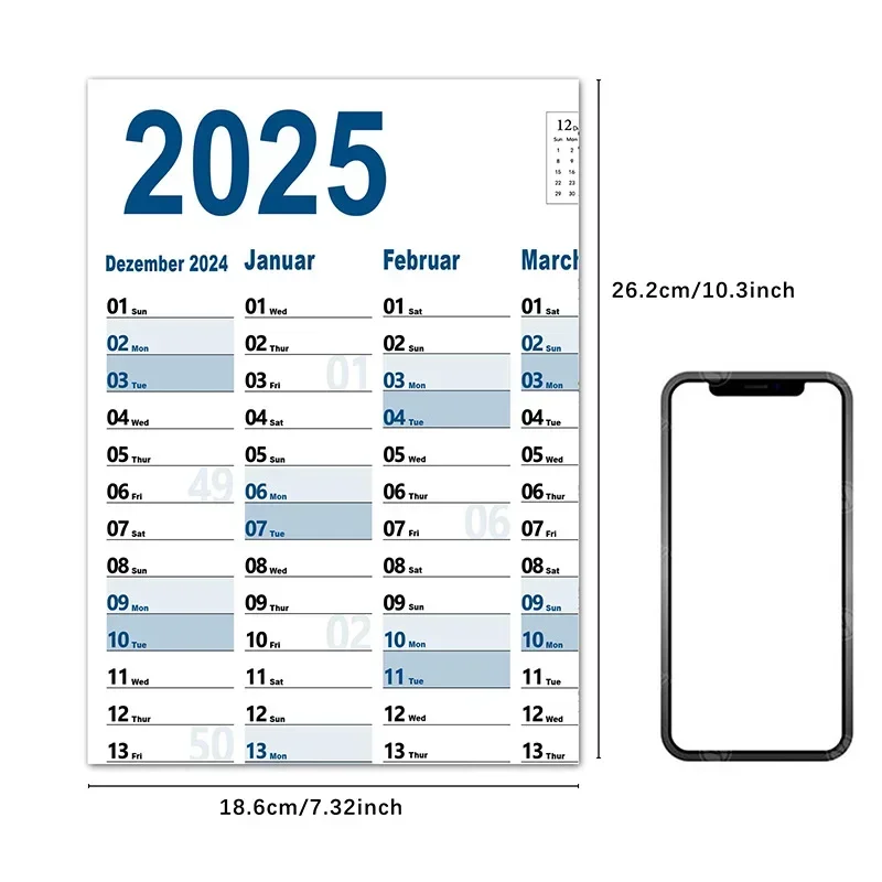 Настенный календарь на 2025 год большой настенный с плакатом