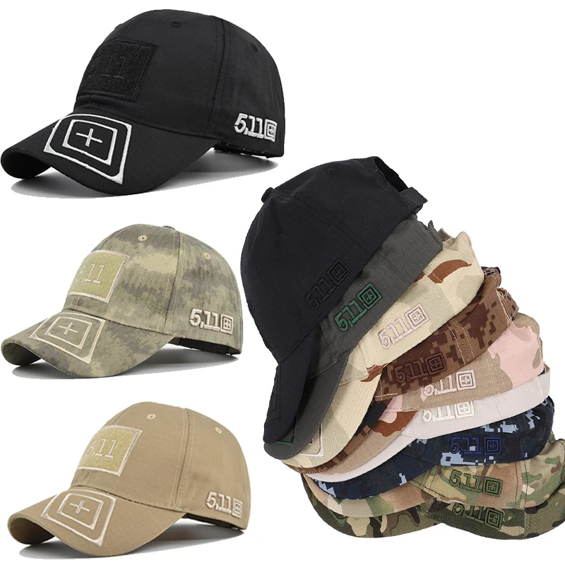 Тактическая зеркальная камуфляжная шляпа 5.11 бейсболки простые тактические