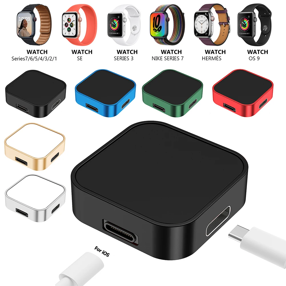 2 в 1, магнитное зарядное устройство для Apple Watch Ultra 8 7 6 5 4