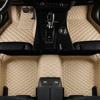 Custom Leather Car Floor Mats For Mercedes A/B/C/E/S/G Class CLA CLB CLS CLK GLA GLB GLC GLE GLS GT Metris ML Auto Carpets Cover