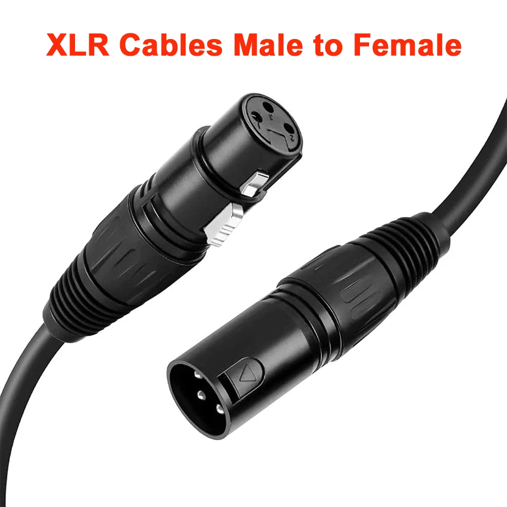 Фото XLR микрофон Cannon кабель штекер-гнездо Аудио сбалансированный патч-корд для звуковой карты микшера AM8 K688 удлинитель для микрофона №1