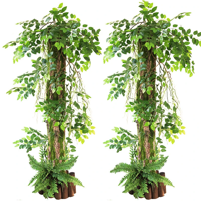 

Diy Wall Decoration Green Plant Bark Artificial Bark Indoor Pipe Decoration Material Artificial Moss for Water Pipe Pillar Cover
