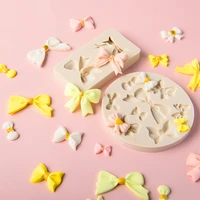 bows butterfly silicone mould fondant wedding cake decoration tools sugar craft silicone cake mold bow tie shape