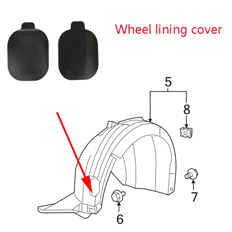 Новинка крыло переднего колеса для VW Jetta Vento 2015-2019 5C6805413A 5C6805414A автомобильные