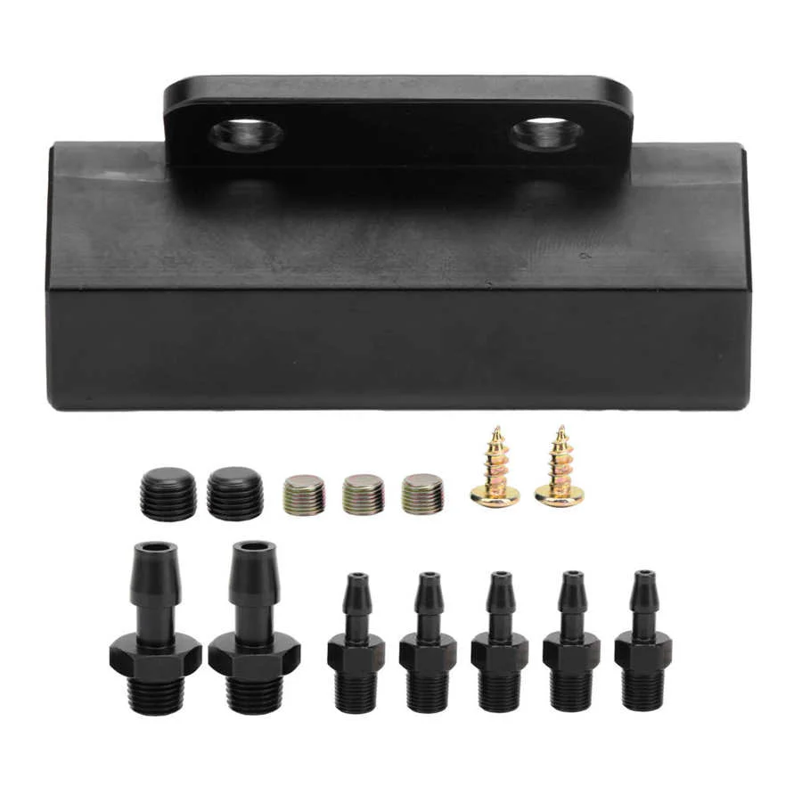 Для BMW 1/8 &quotNPT 6 Port набор коллектора Fit Turbo Boost впускной коллектор